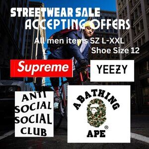 Supreme Anti Social Bathing Ape Yeezy Casablanca SALE